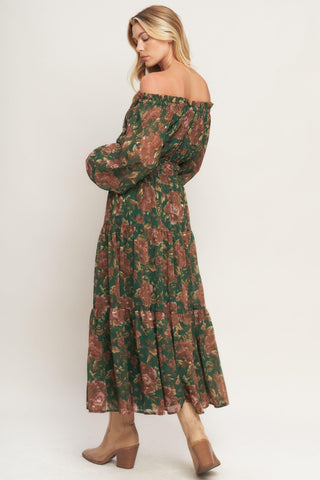 TERRACOTTA TRAIL WOVEN MIDI DRESS - Glamourous Grace
