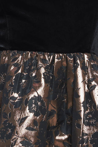 CELEBRATION NIGHT VELVET WOVEN MINI DRESS - Glamourous Grace