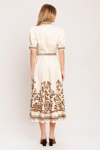 ROMANTIC HEIRLOOM WOVEN MIDI DRESS - Glamourous Grace