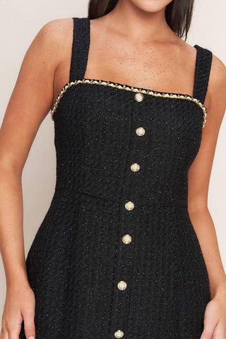MONACO HOUR TWEED MINI DRESS - Glamourous Grace