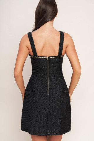 MONACO HOUR TWEED MINI DRESS - Glamourous Grace