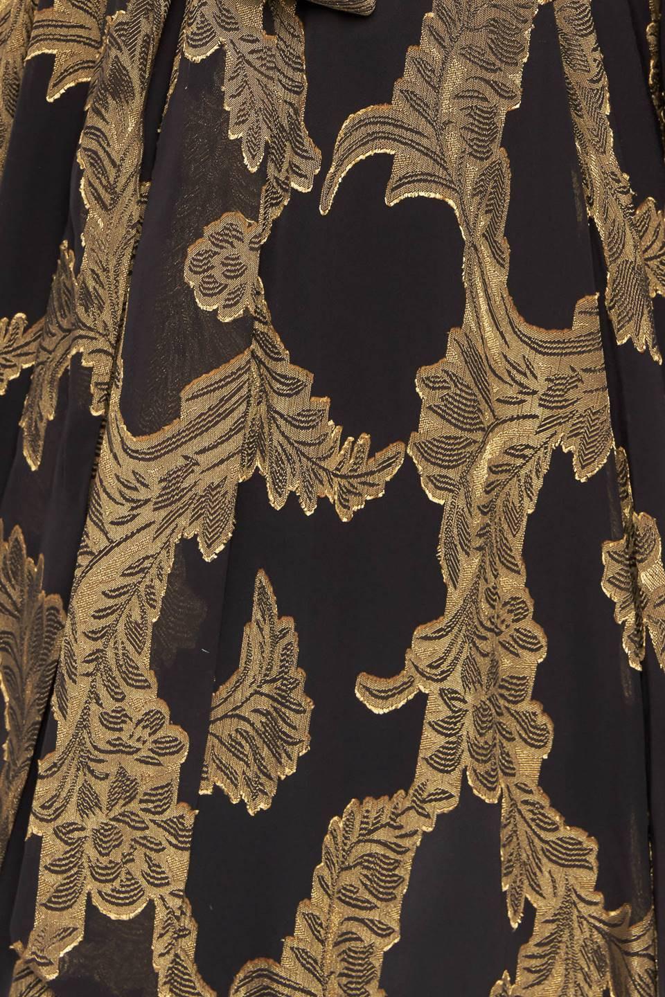 MIDNIGHT MOSS WOVEN JACQUARD MAXI DRESS - Glamourous Grace
