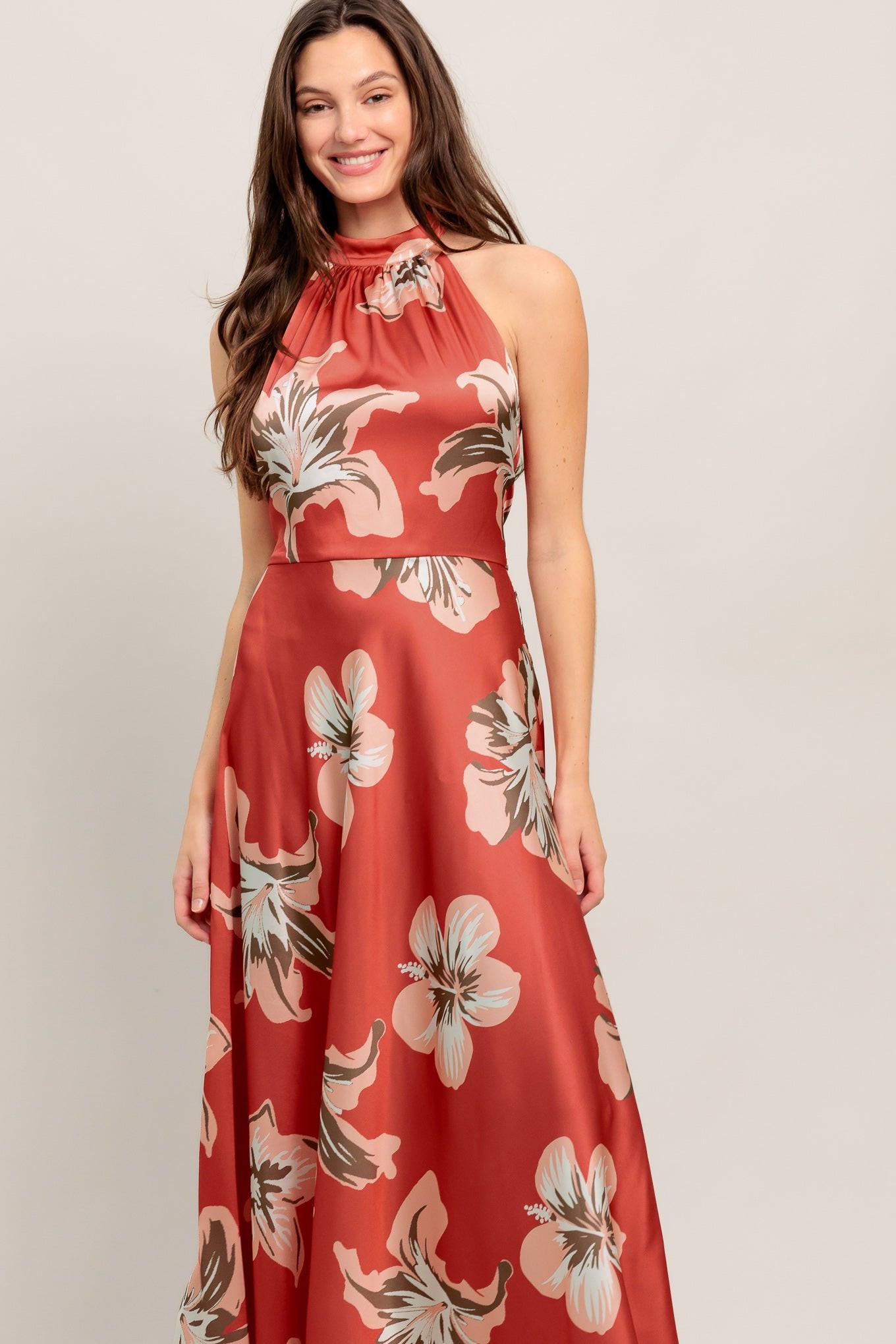 CAN’T LOOK AWAY WOVEN MIDI DRESS - Glamourous Grace