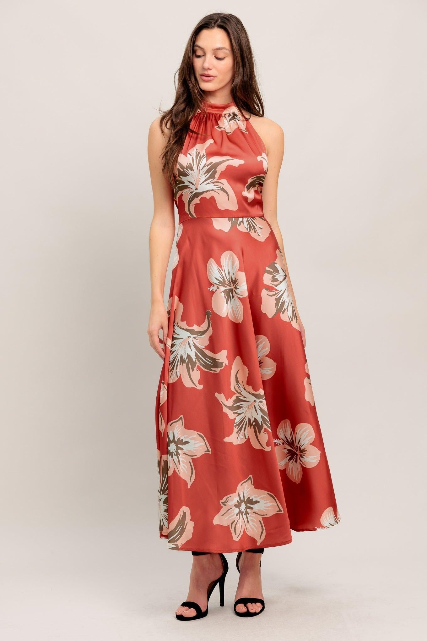 CAN’T LOOK AWAY WOVEN MIDI DRESS - Glamourous Grace