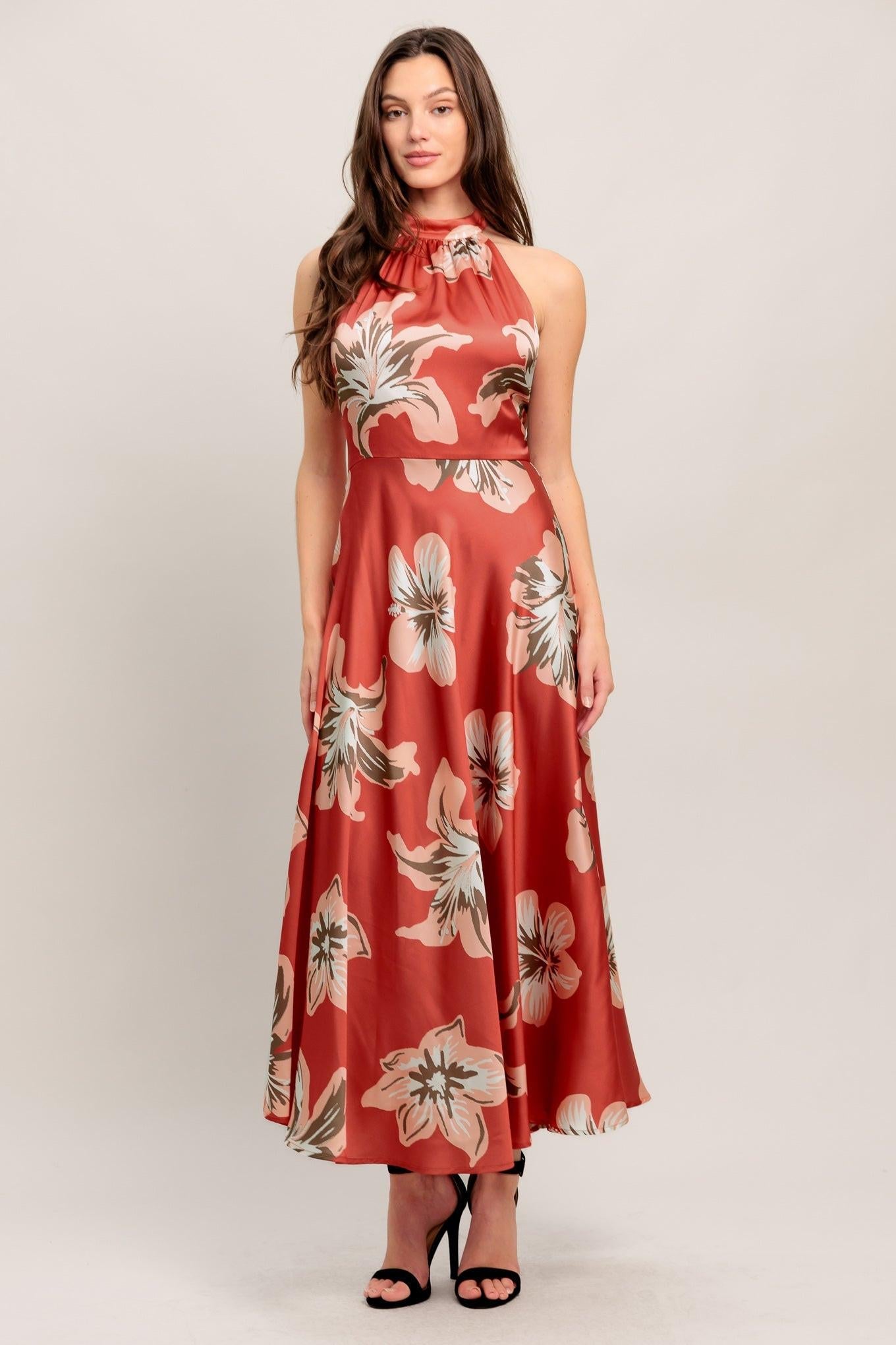 CAN’T LOOK AWAY WOVEN MIDI DRESS - Glamourous Grace