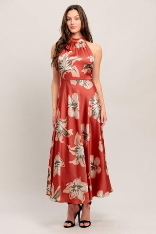 CAN’T LOOK AWAY WOVEN MIDI DRESS - Glamourous Grace