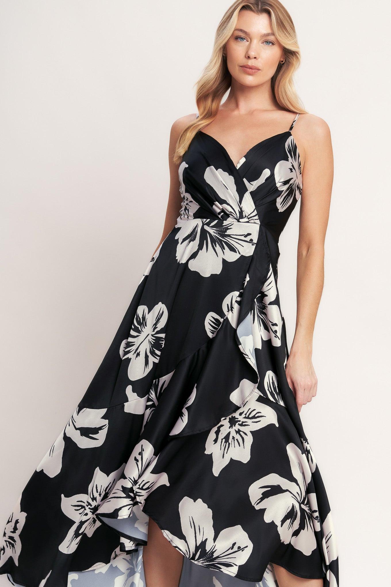 ETERNAL FLORA WOVEN MAXI DRESS - Glamourous Grace