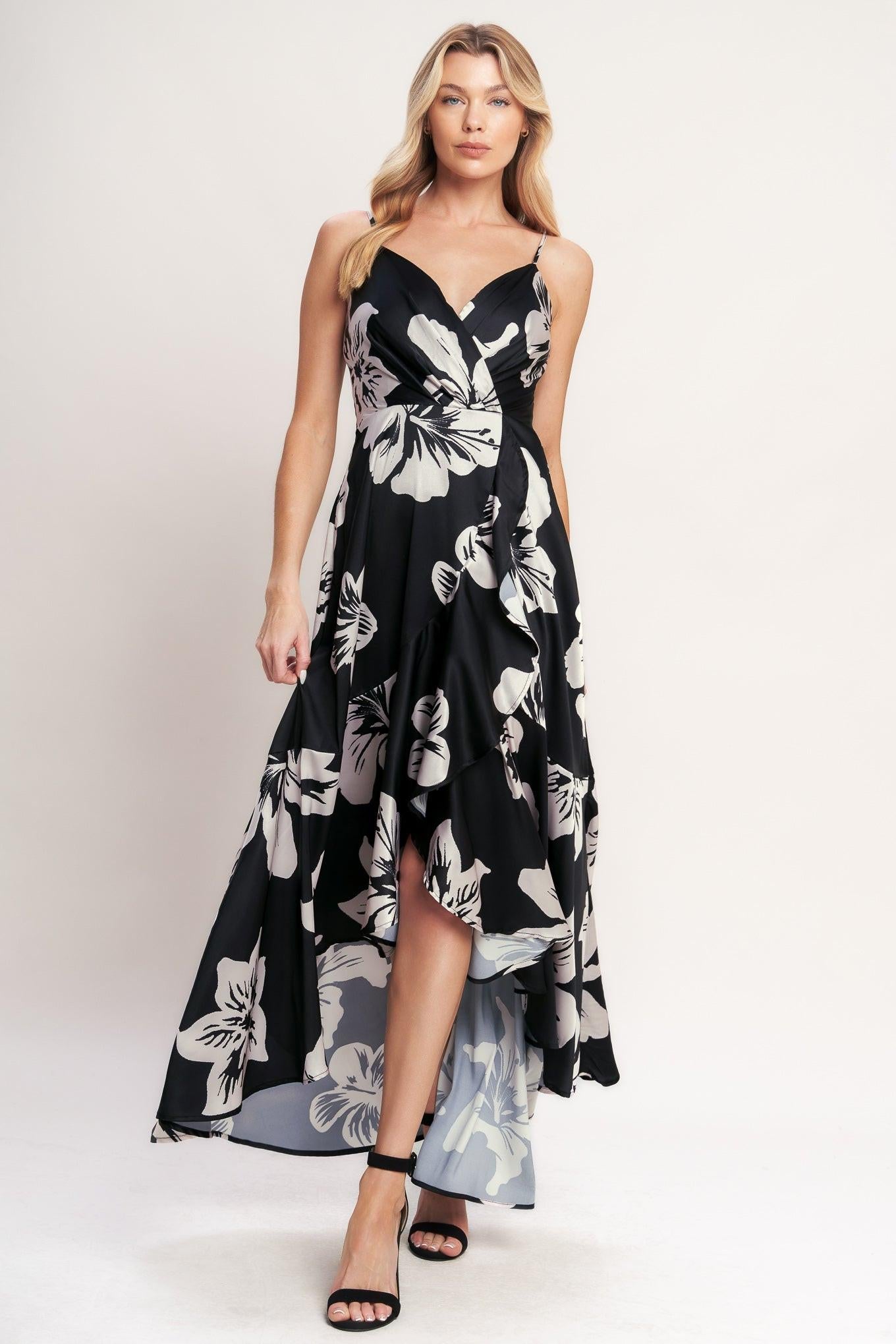 ETERNAL FLORA WOVEN MAXI DRESS - Glamourous Grace