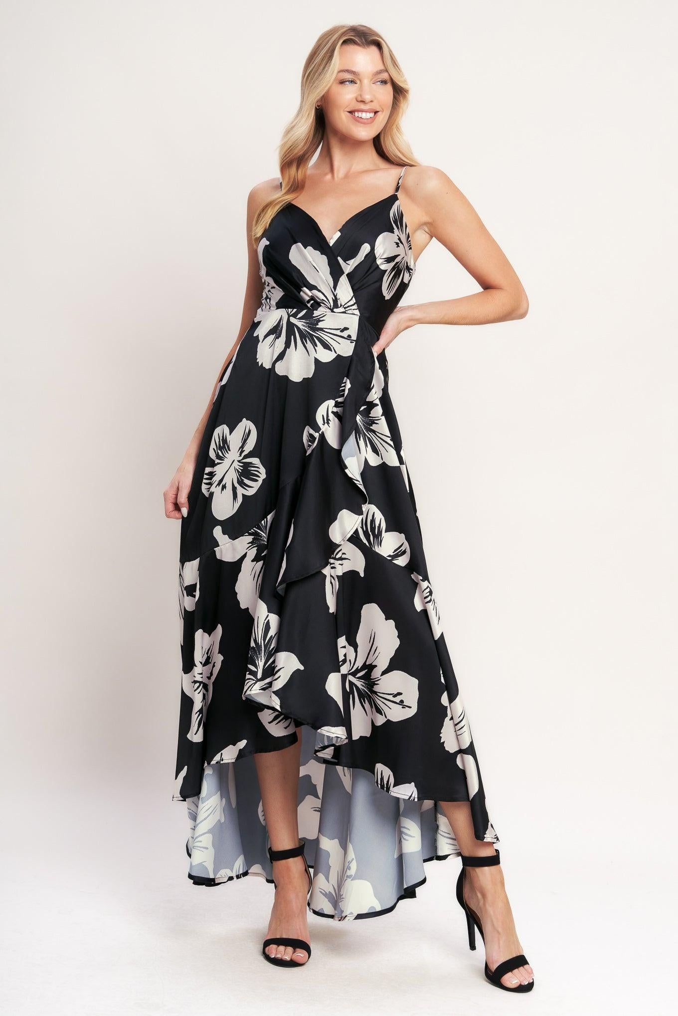 ETERNAL FLORA WOVEN MAXI DRESS - Glamourous Grace
