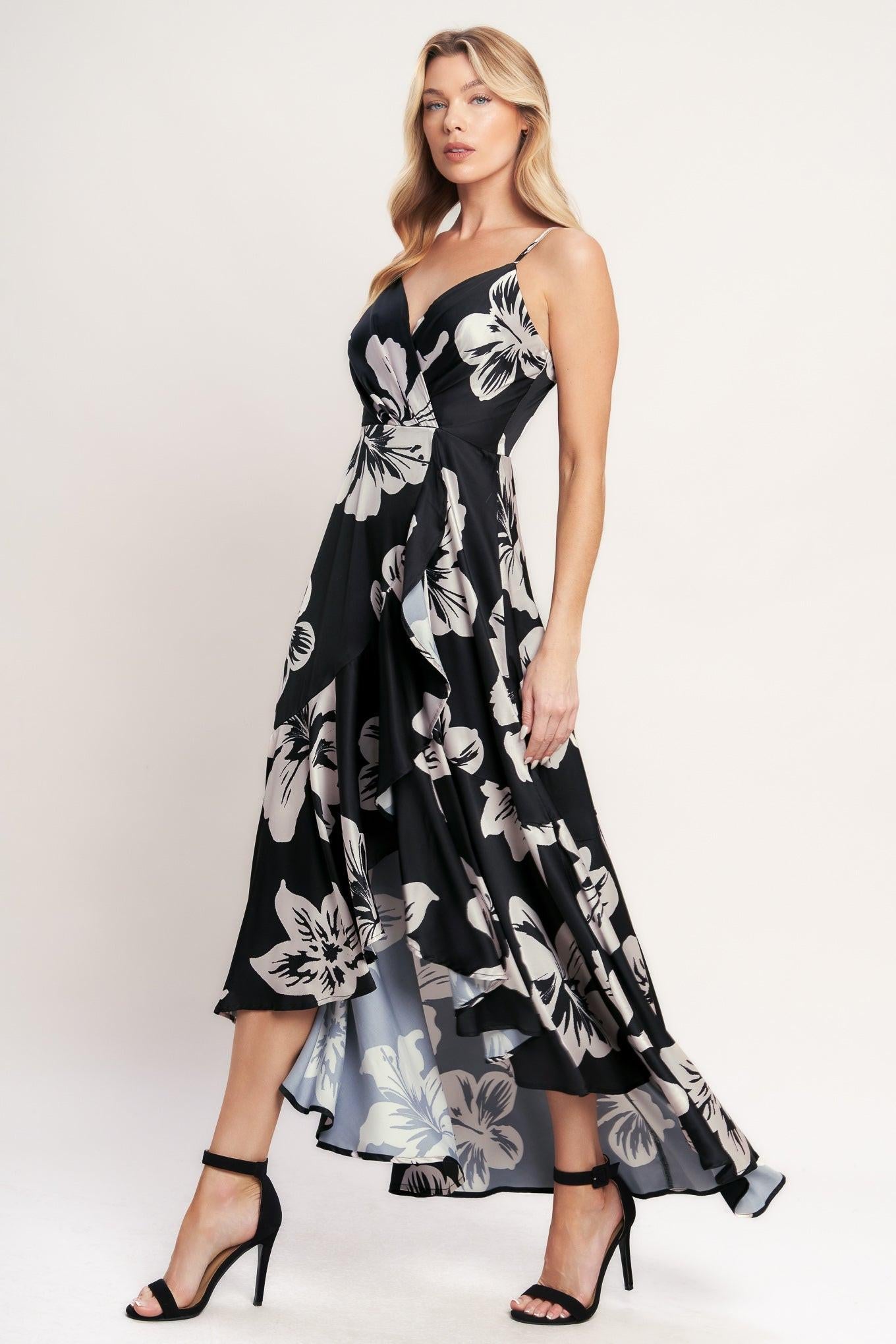 ETERNAL FLORA WOVEN MAXI DRESS - Glamourous Grace