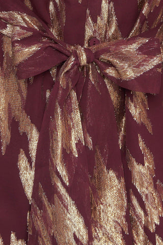 METALLIC MUSE WOVEN MINI DRESS - Glamourous Grace