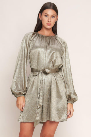 MOONRISE HAZE WOVEN MINI DRESS - Glamourous Grace