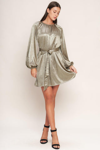 MOONRISE HAZE WOVEN MINI DRESS - Glamourous Grace