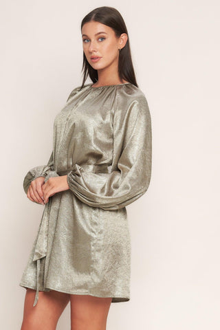 MOONRISE HAZE WOVEN MINI DRESS - Glamourous Grace