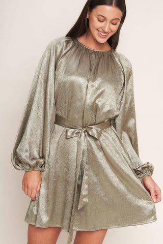 MOONRISE HAZE WOVEN MINI DRESS - Glamourous Grace