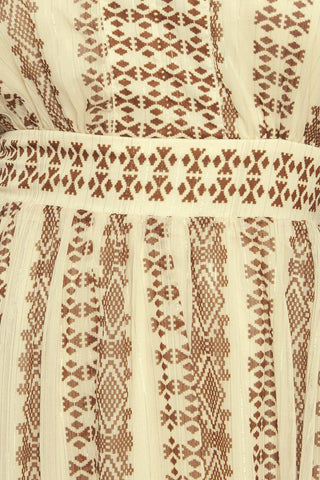 TRIBAL WHISPER WOVEN MIDI DRESS - Glamourous Grace