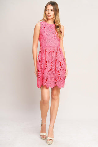 ROSE PETAL CHARM MINI DRESS - Glamourous Grace