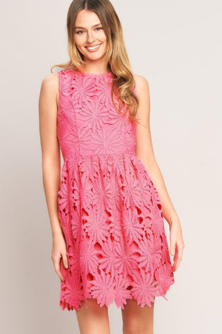 ROSE PETAL CHARM MINI DRESS - Glamourous Grace