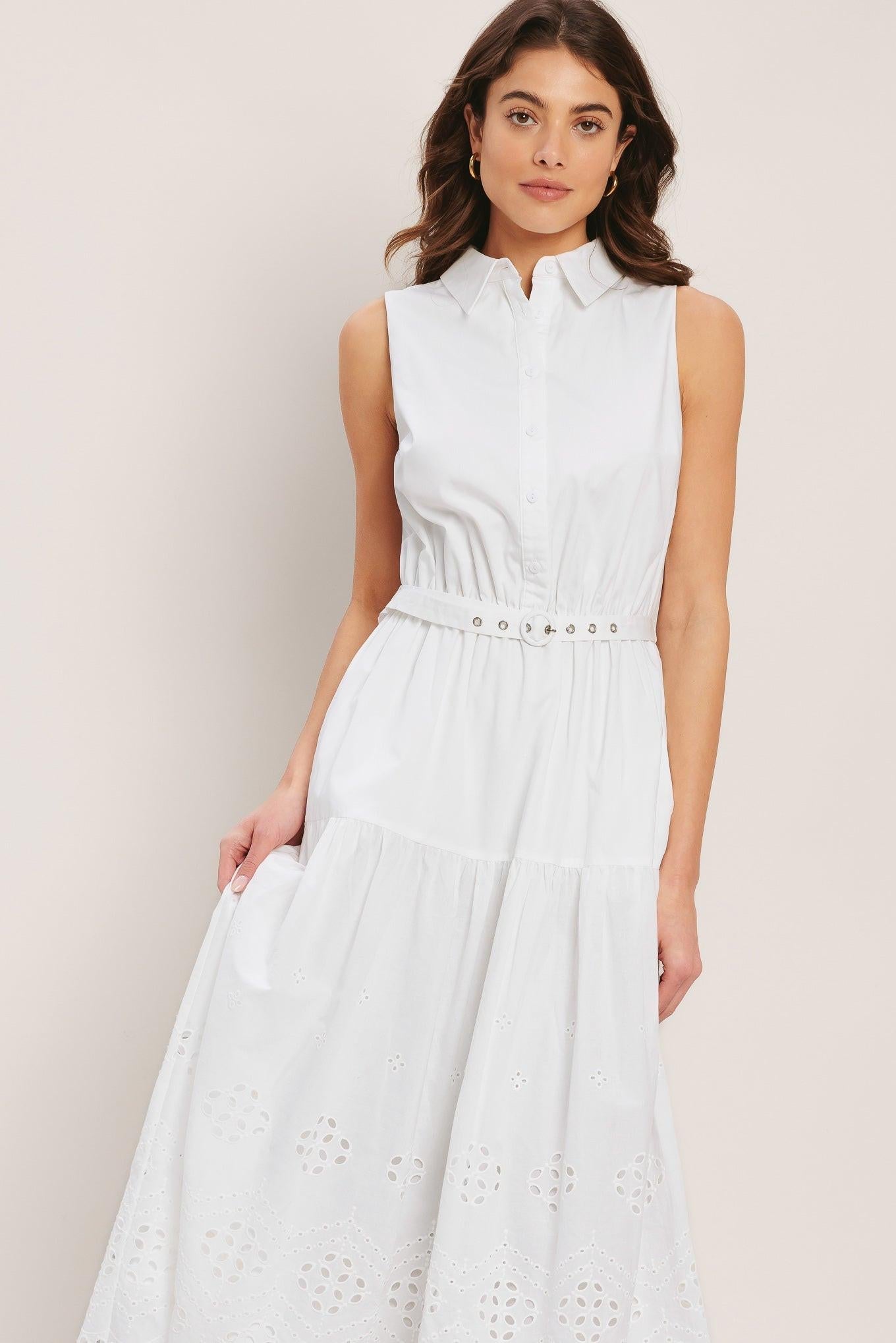 HAMPTONS SUMMER WOVEN MIDI DRESS - Glamourous Grace