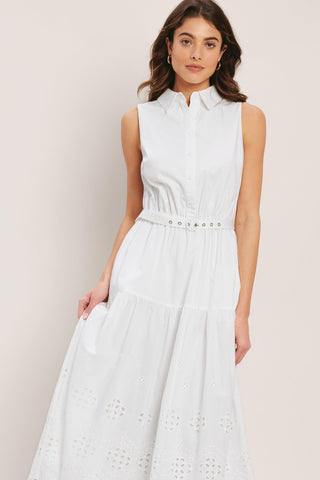 HAMPTONS SUMMER WOVEN MIDI DRESS - Glamourous Grace