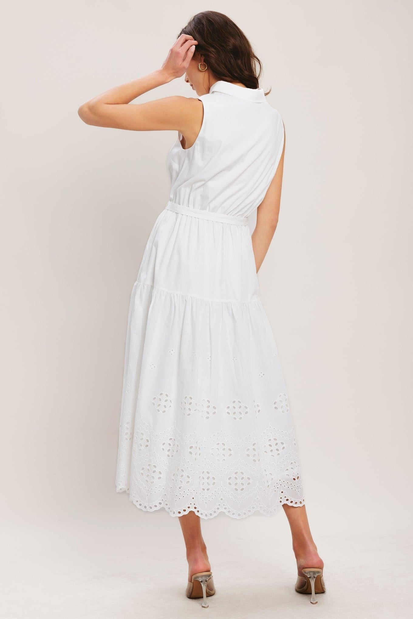 HAMPTONS SUMMER WOVEN MIDI DRESS - Glamourous Grace