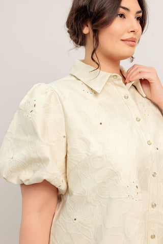 BREATHABLE WEAVE WOVEN MINI DRESS - Glamourous Grace