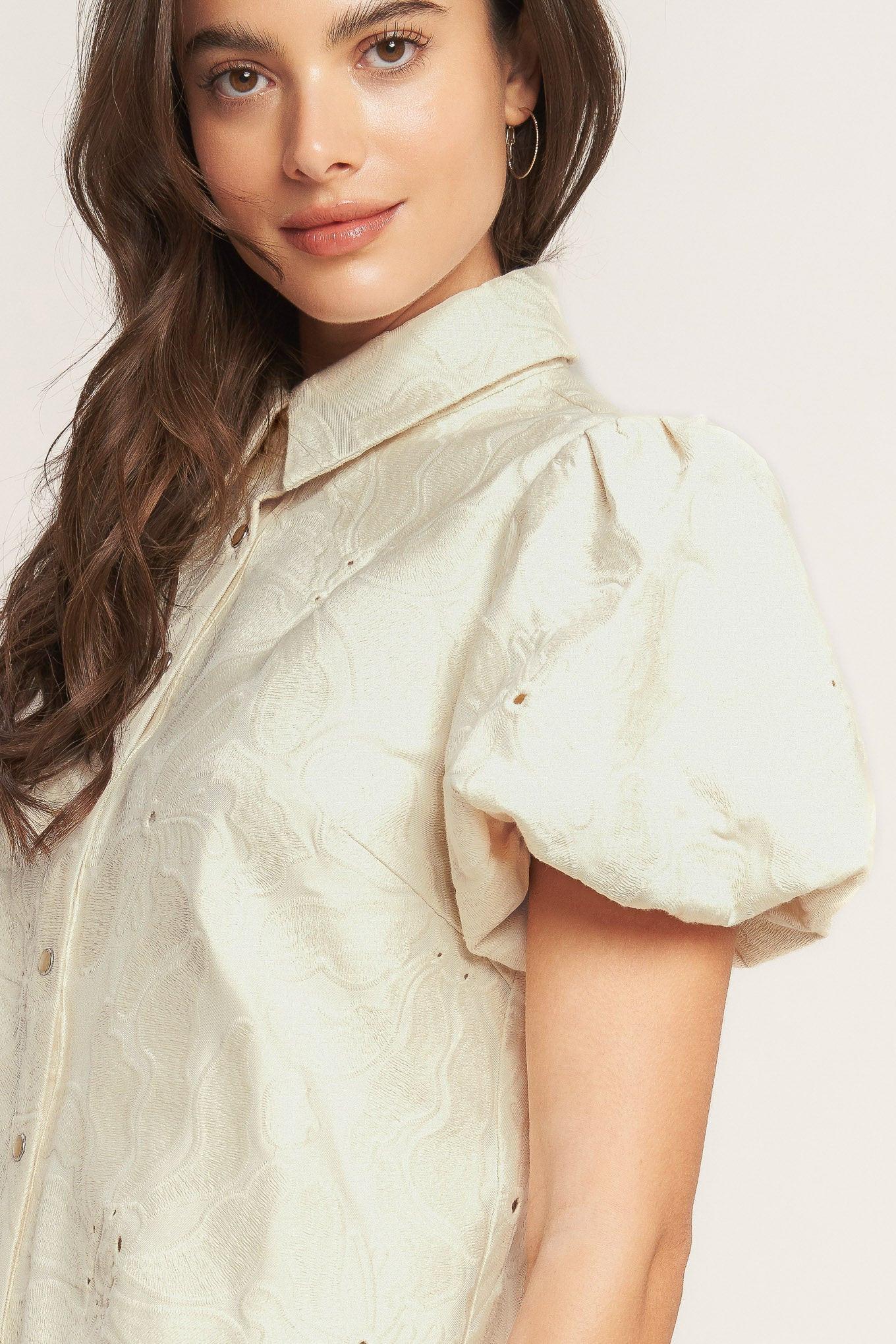 BREATHABLE WEAVE WOVEN MINI DRESS - Glamourous Grace