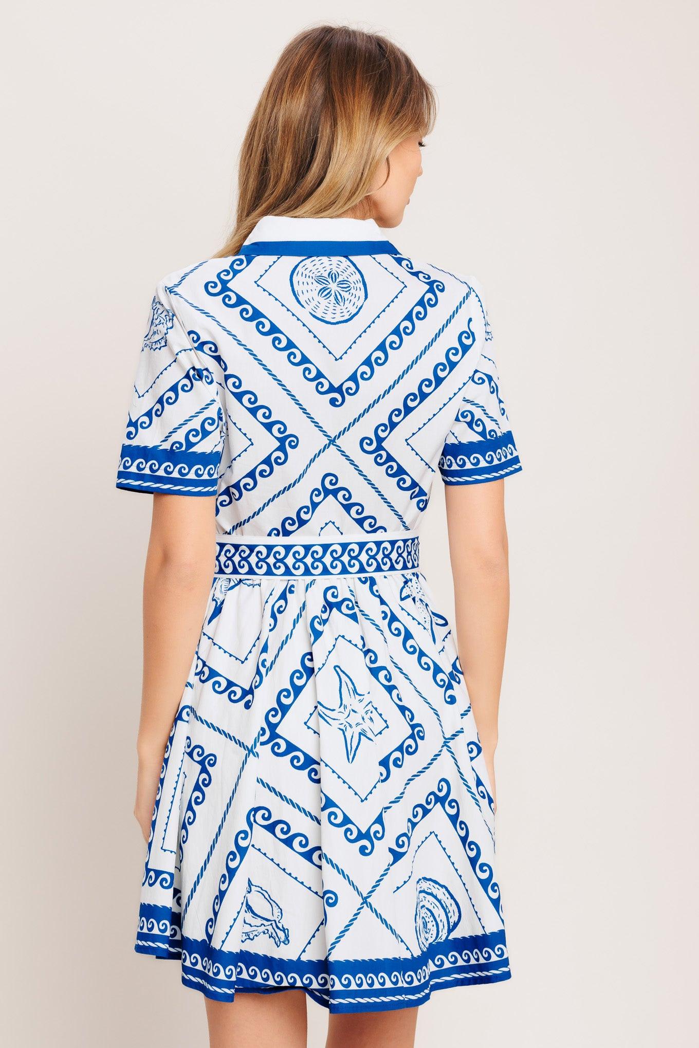 ISLAND POLISH WOVEN MINI DRESS - Glamourous Grace