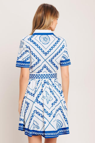 ISLAND POLISH WOVEN MINI DRESS - Glamourous Grace