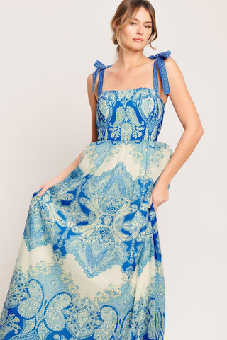 OCEAN TAPESTRY WOVEN MAXI DRESS - Glamourous Grace