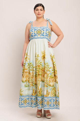 POSTCARD PERFECT WOVEN MAXI DRESS - Glamourous Grace
