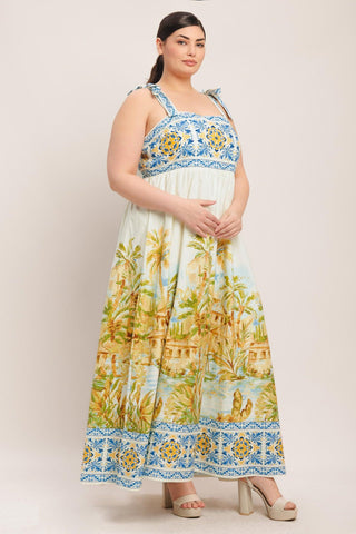 POSTCARD PERFECT WOVEN MAXI DRESS - Glamourous Grace