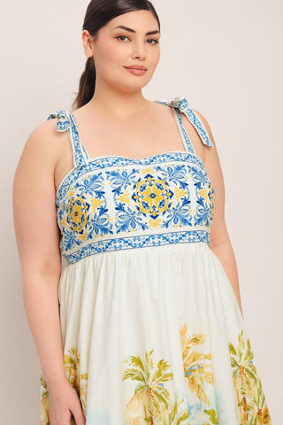 POSTCARD PERFECT WOVEN MAXI DRESS - Glamourous Grace