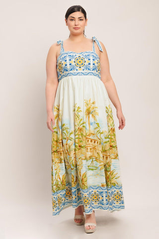 POSTCARD PERFECT WOVEN MAXI DRESS - Glamourous Grace