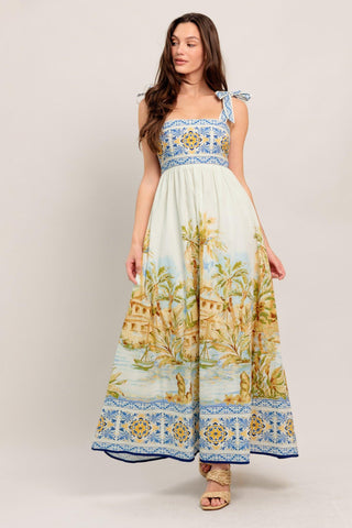 POSTCARD PERFECT WOVEN MAXI DRESS - Glamourous Grace