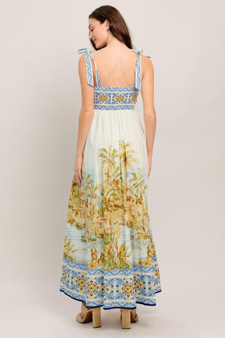 POSTCARD PERFECT WOVEN MAXI DRESS - Glamourous Grace