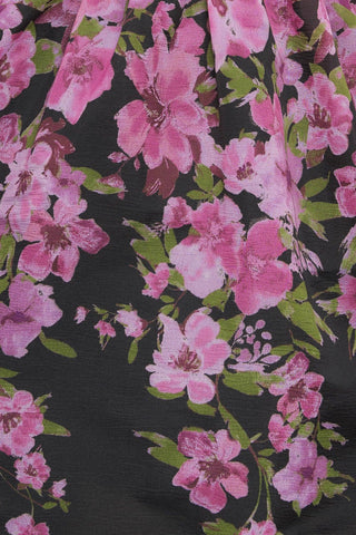NIGHTFALL BLOSSOM WOVEN MIDI DRESS - Glamourous Grace