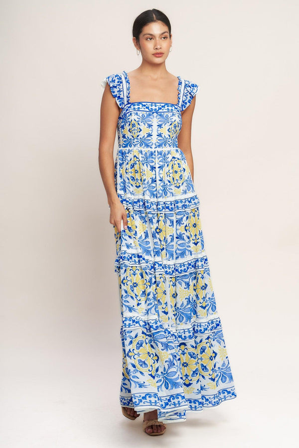 SALTY AIR SWEETHEART WOVEN MAXI DRESS - Glamourous Grace
