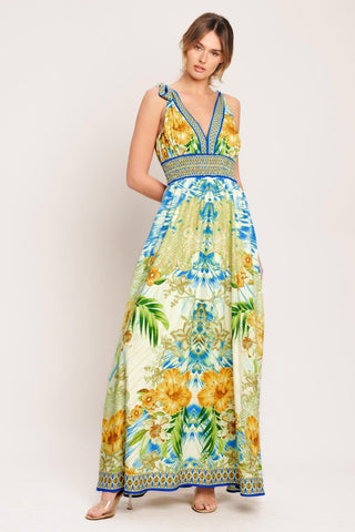 RESORT OPULENCE WOVEN MAXI DRESS - Glamourous Grace