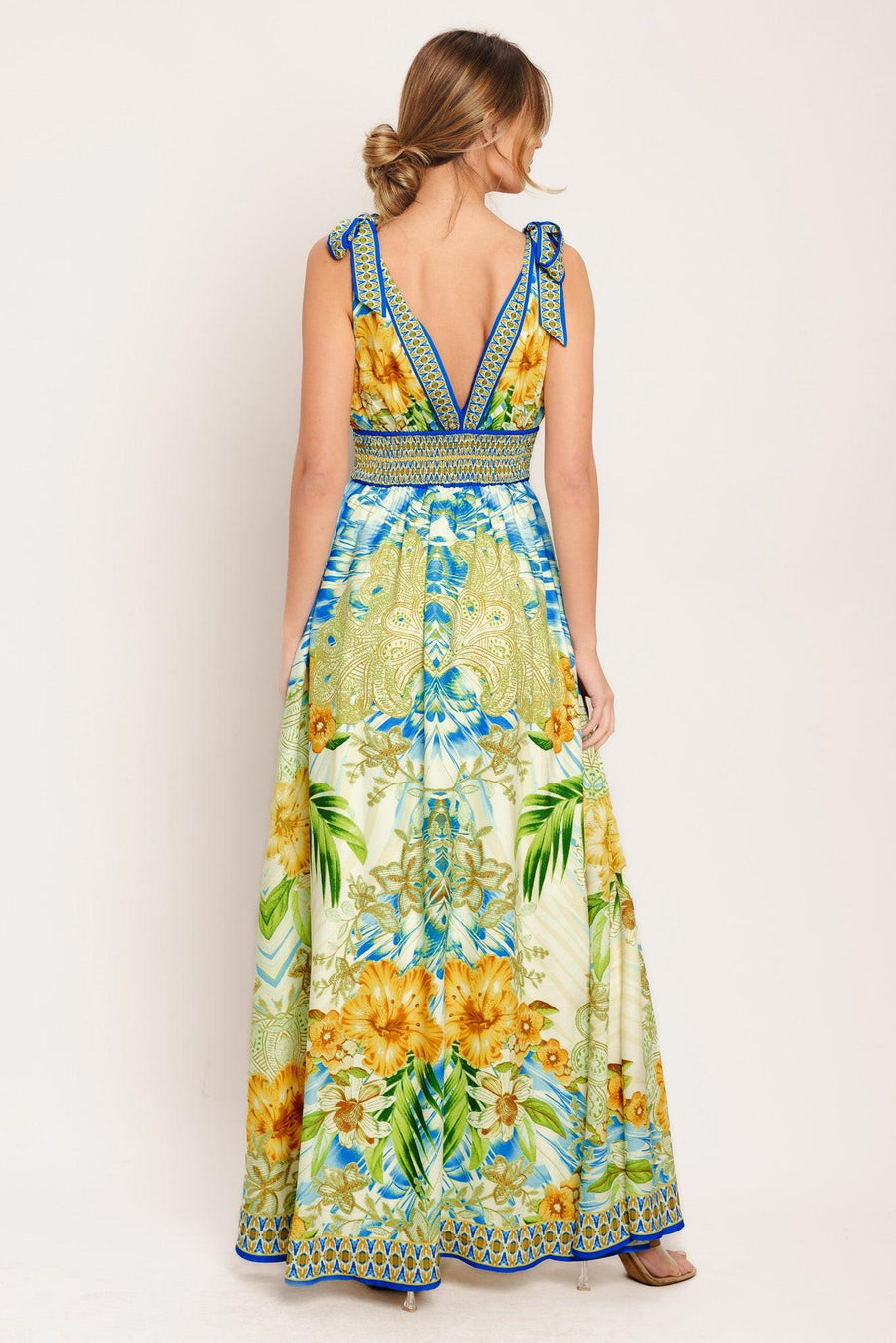 RESORT OPULENCE WOVEN MAXI DRESS - Glamourous Grace