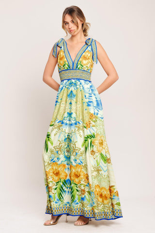 RESORT OPULENCE WOVEN MAXI DRESS - Glamourous Grace