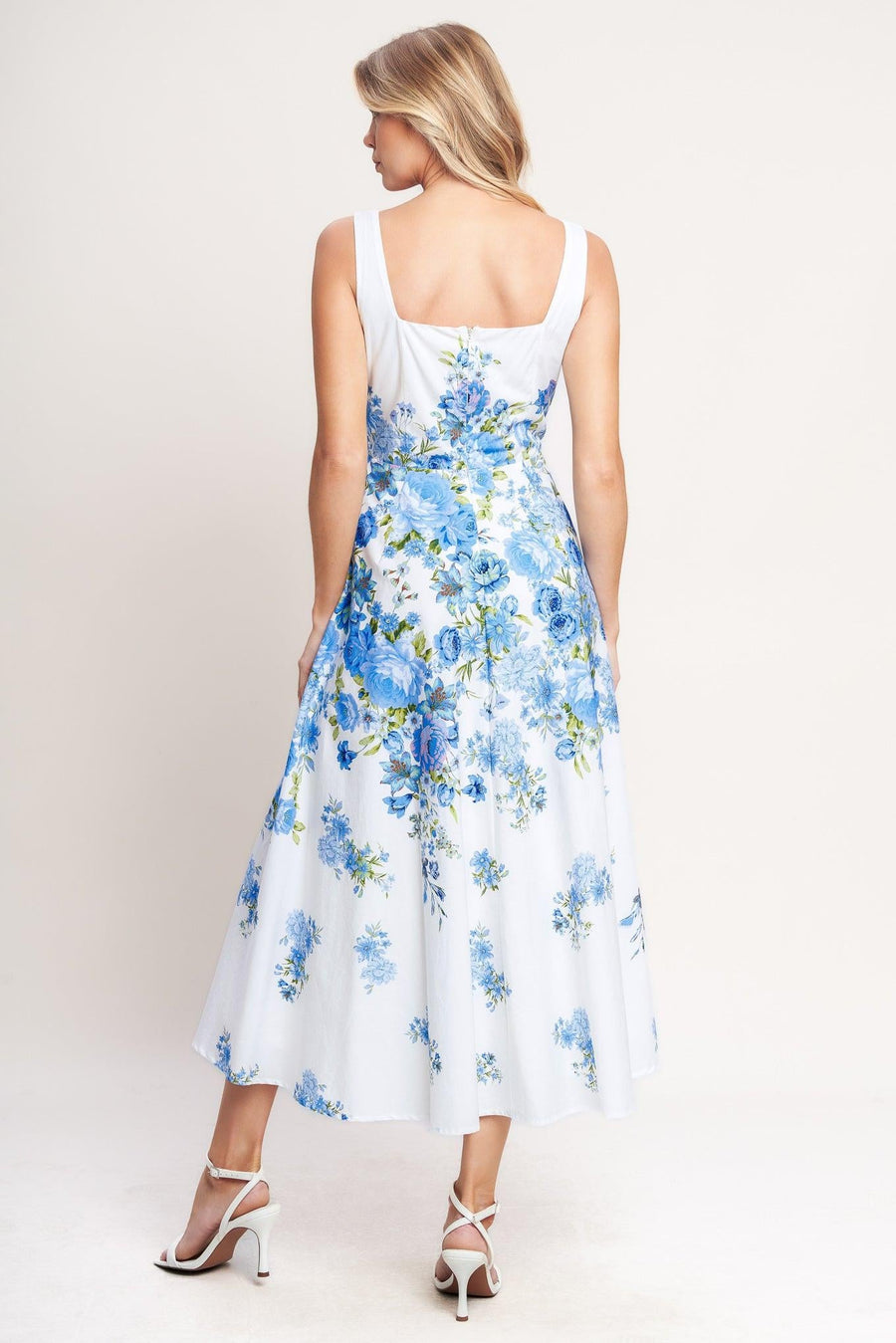 CLASSIC BLOOM DAY WOVEN MIDI DRESS - Glamourous Grace
