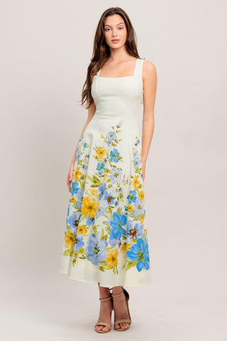 DREAMING OF THE COAST WOVEN MIDI DRESS - Glamourous Grace