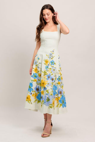 DREAMING OF THE COAST WOVEN MIDI DRESS - Glamourous Grace