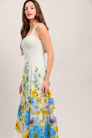 DREAMING OF THE COAST WOVEN MIDI DRESS - Glamourous Grace