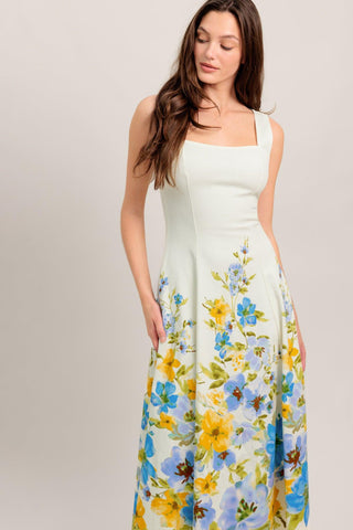 DREAMING OF THE COAST WOVEN MIDI DRESS - Glamourous Grace
