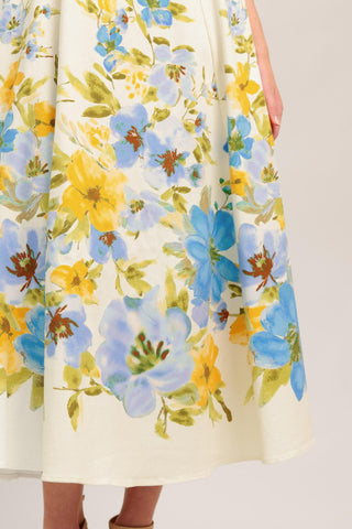 DREAMING OF THE COAST WOVEN MIDI DRESS - Glamourous Grace