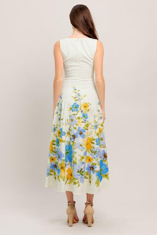 DREAMING OF THE COAST WOVEN MIDI DRESS - Glamourous Grace