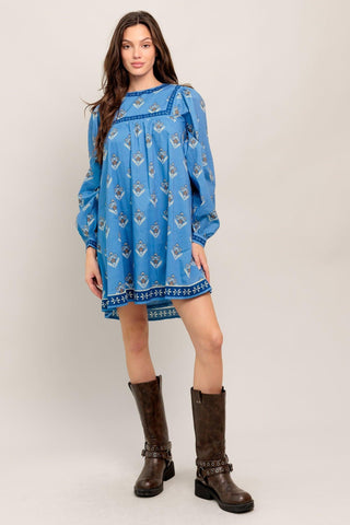 EFFORTLESSLY YOURS WOVEN MINI DRESS - Glamourous Grace