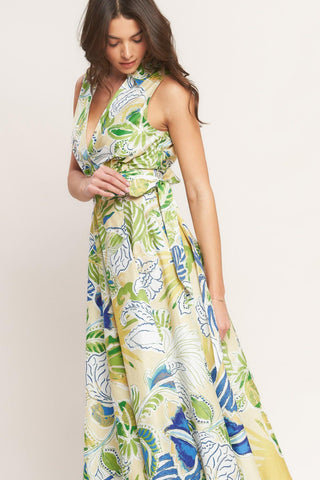 LAGOON FLOW WOVEN MIDI DRESS - Glamourous Grace